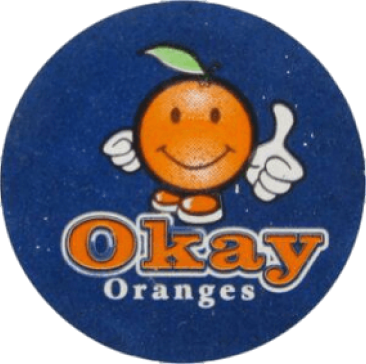 sticker-Okay Oranges