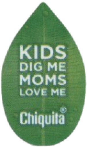 sticker-Chiquita Kids Dig Me Moms Love Me