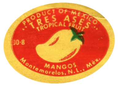 sticker-Tres Ases Mangos